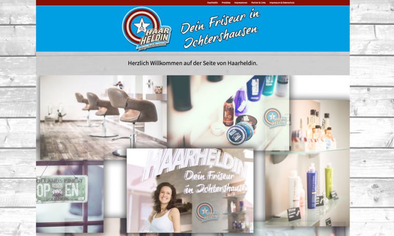 Internetseite Haarheldin aus Ichtershausen